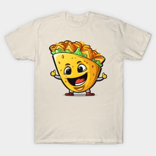 kawaii Taco cehees T-Shirt cute potatofood funny T-Shirt